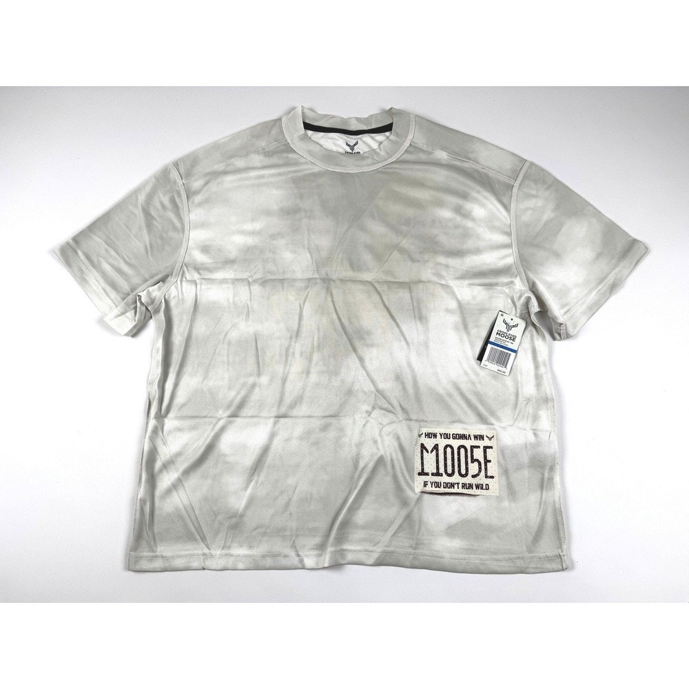 Cross Eyed Moose Wilder Men's Graphic Tee -‎ Snow Sun Fade Size Small